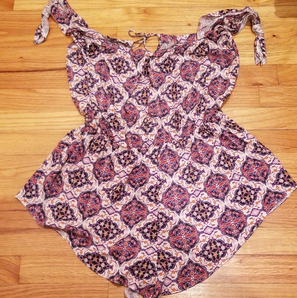 Printed Romper - image 2
